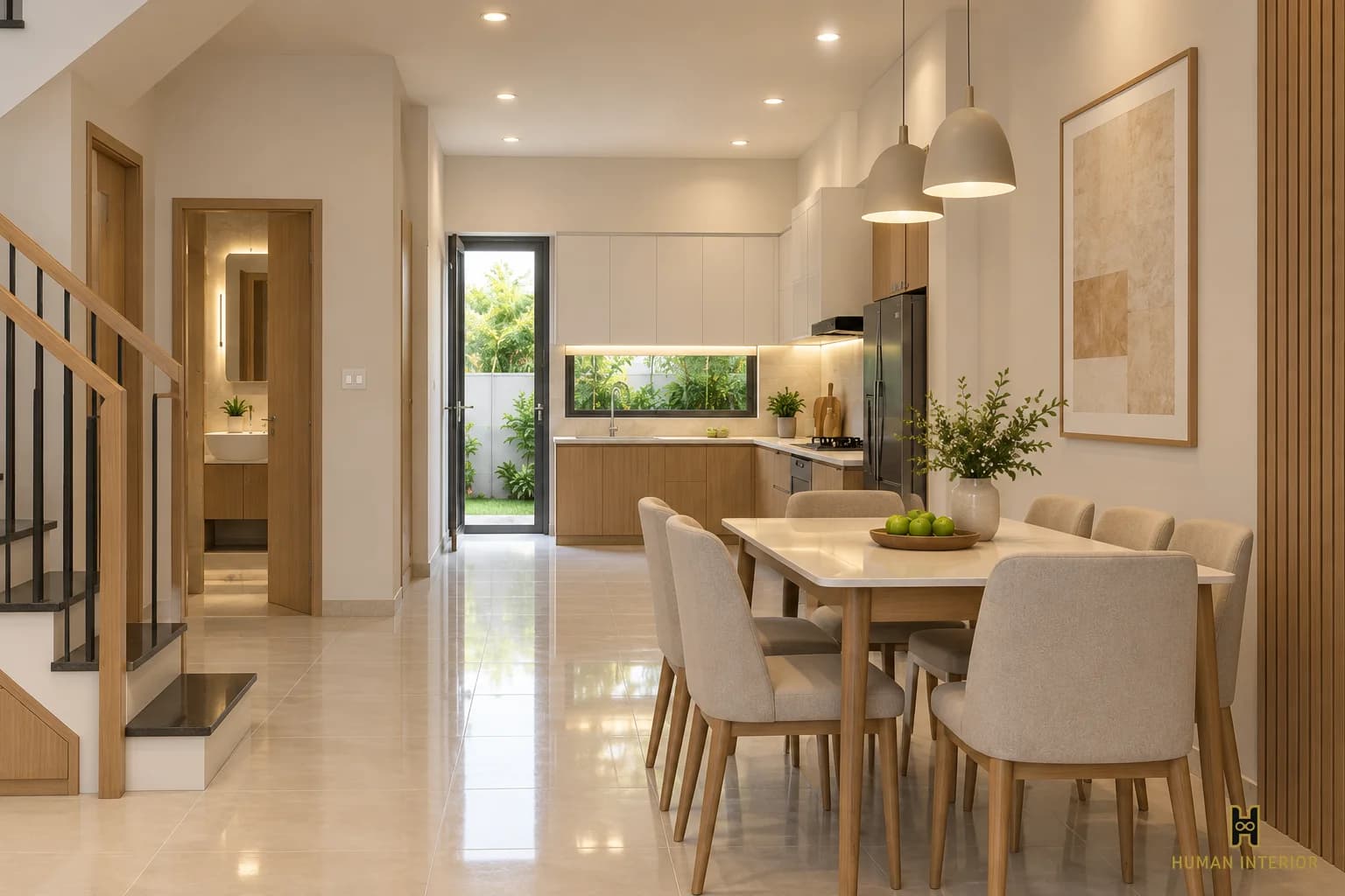 Bếp mẫu 05 — tone sáng